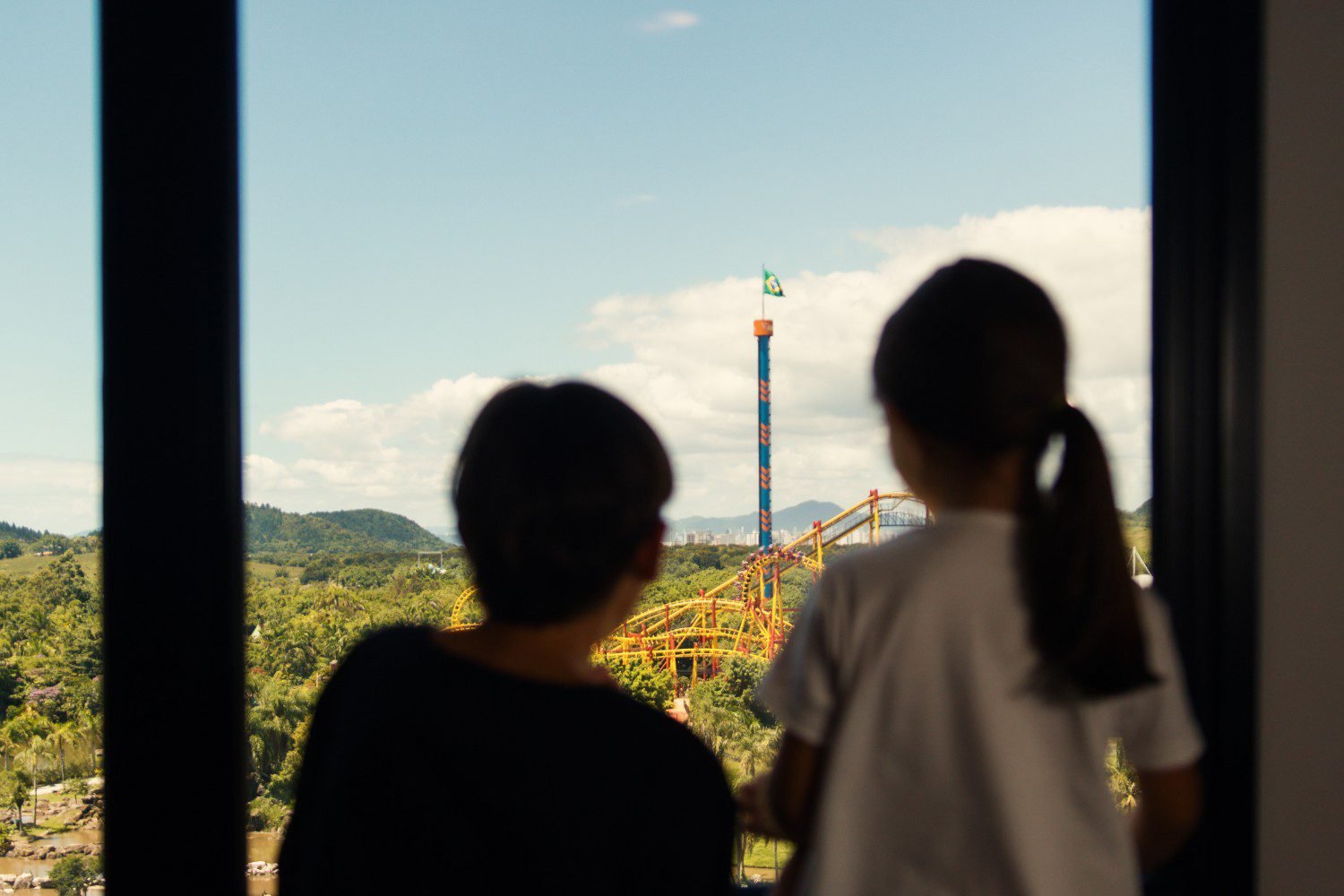 Espaço infantil no Pedra da Ilha